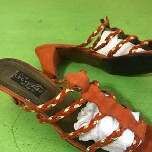 Gorgeous soft Italian suede sandals